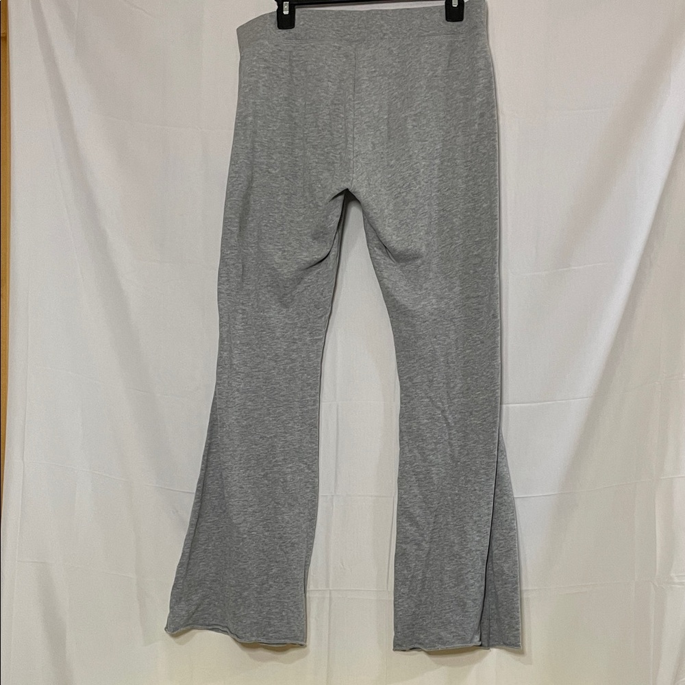Victoria's Secret Heather Gray Flare Joggers with Sparkle Detail - Picture 4 of 7
